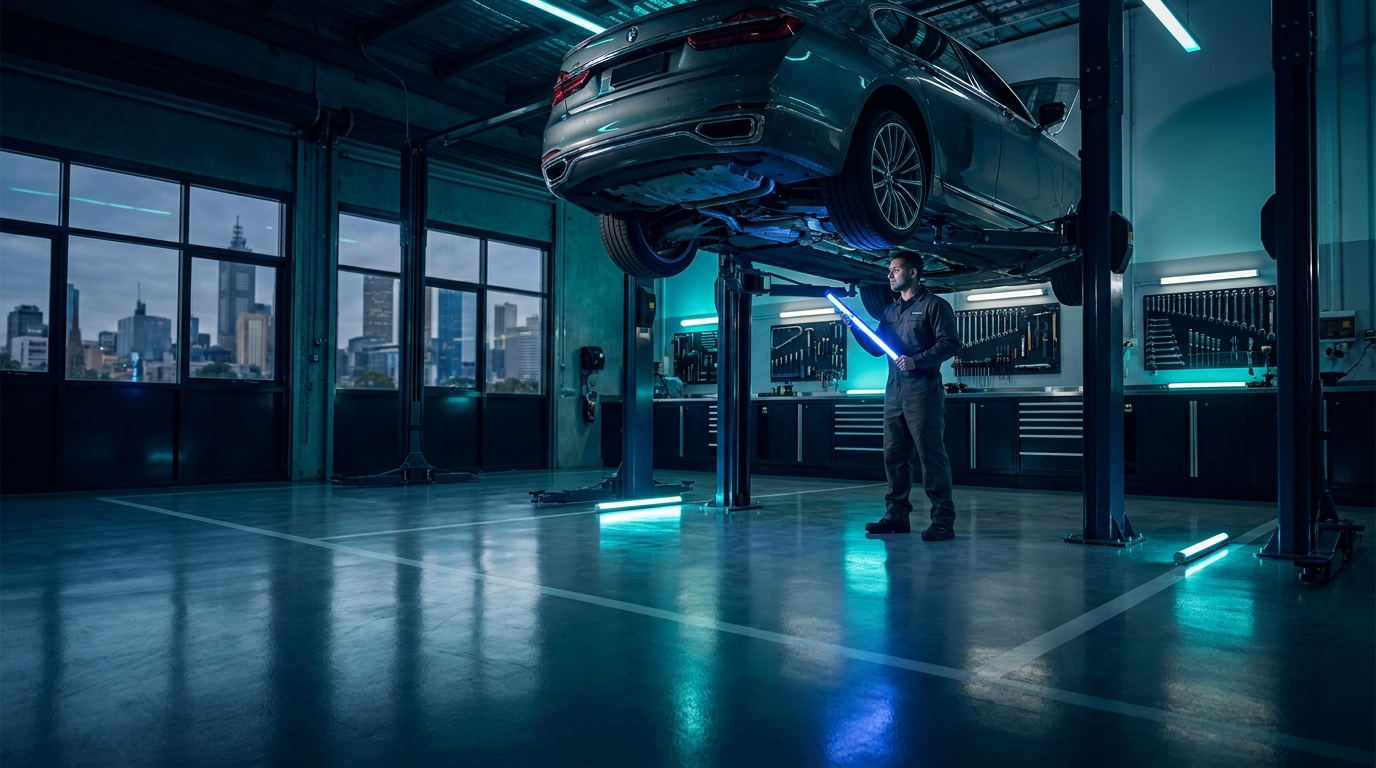 Beyana Automotive mechanic at work in Epping VIC